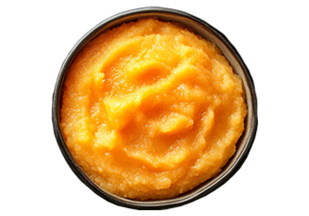 Carrot purée